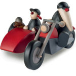 Bjoern Koehler Kunsthandwerk - Motorcyclist family summer outing