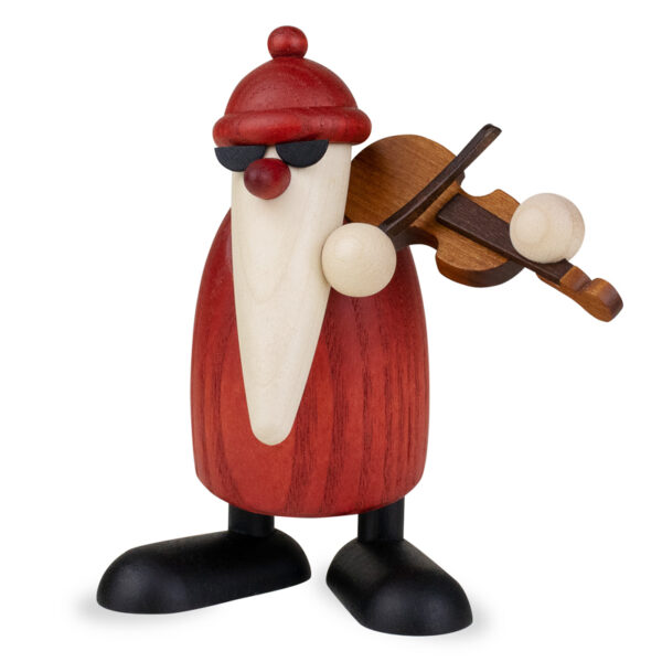 Bjoern Koehler Kunsthandwerk - Santa Claus playing the violin, small