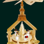 Glaesser - Pyramid Church and Angel bearing gifts
