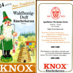 KNOX Incense Cones,  Honey (Large)
