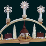 Richard Glaesser  Addon Star Decorations for Schwibboegen 6x6 cm